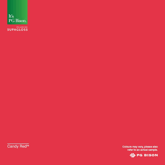 CANDY RED SUPA GLOSS 2750×1840×16MM